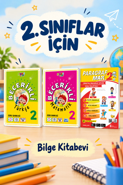fenomen çocuk 2.Sınıf Becerikli Türkçe -Matematik Soru Bankası - Paragraf Max