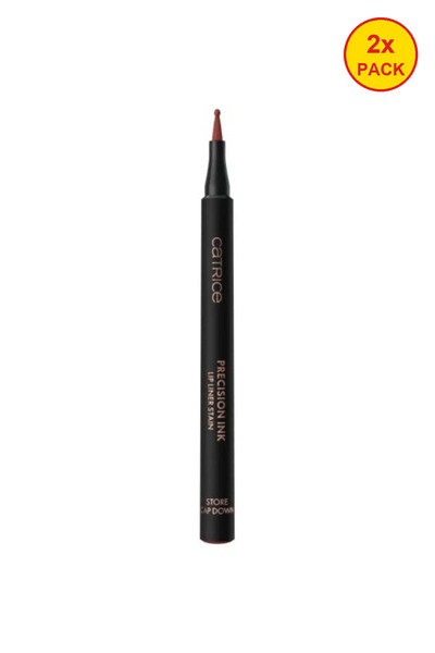 Catrice 2x PACK Long-lasting Lip Pencil Precision Ink Lip Liner Stain, Dresse...