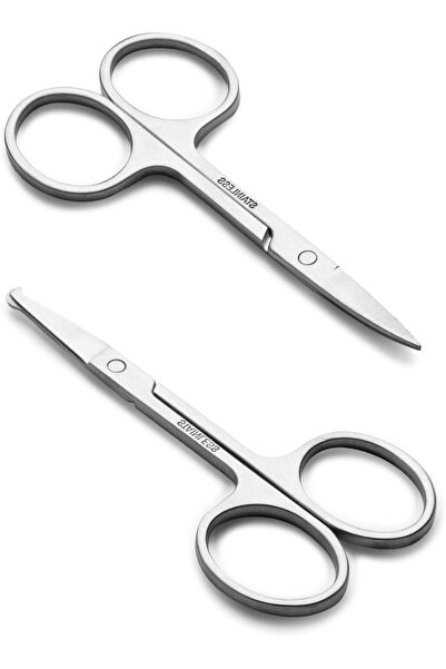 GENERAL 2PCS Nose Hair Trimmer (Curved and Rounded)