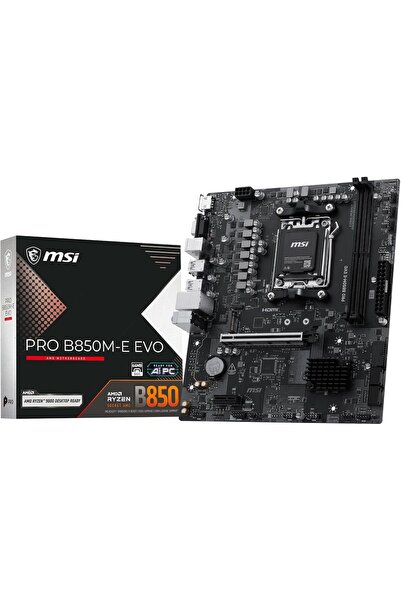AyPenye MB PRO B850M-E EVO AM5 DDR5 8200MHZ(OC) HDMI VGA M.2 USB 5Gbs 2.5G LAN mATX