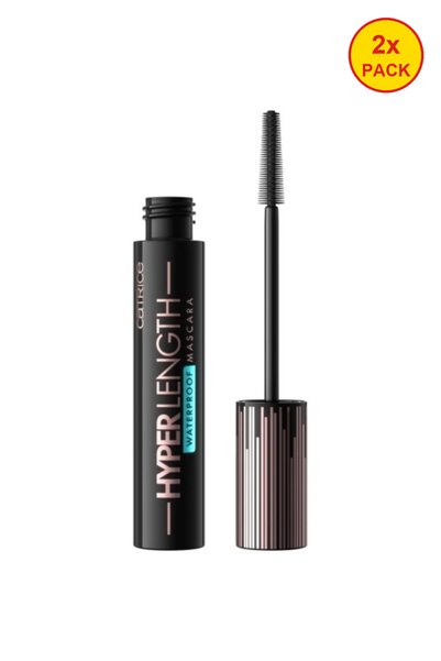 Catrice 2x PACK Waterproof Mascara Hyper Length 010 Endless Black, Catrice, 1...