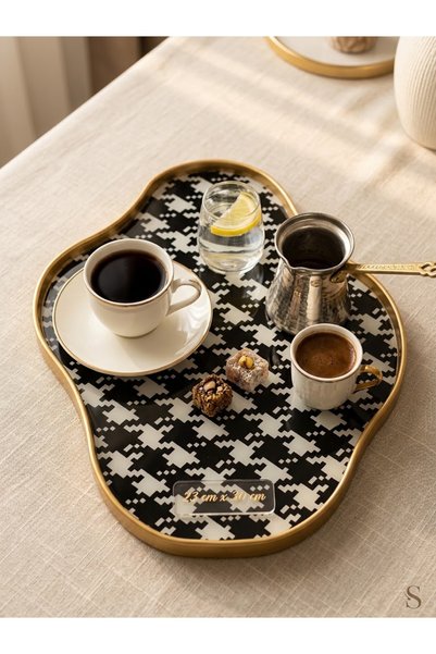 Çay kahve Sunumu tepsisi