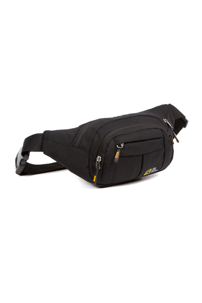 LOOP DESIGN Unisex Adjustable Strap Bag, Free Bag, Unisex Crossbody Sling 4-Compartment Chest and Waist Bag Set of Two