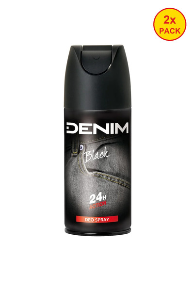 Denim 2х ПАКЕТ DEO MEN BODY SPRAY BLACK 150МЛ