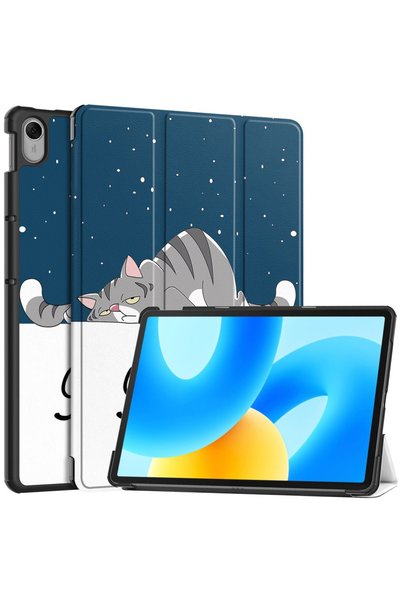 XGSM Husă pentru Huawei MatePad 11.5 2024, Smartcase, pisică adormită