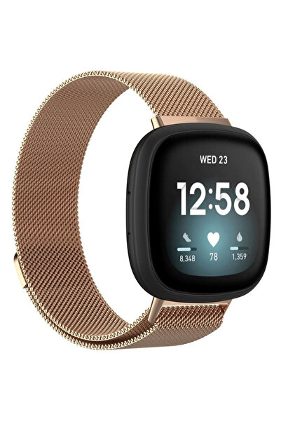 XGSM Curea brățară Fitbit Versa 4 / Sense 2, Aur roz