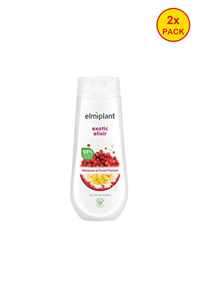 ELMIPLANT 2x PACK Cream shower gel with cranberries and passion fruit 400ml