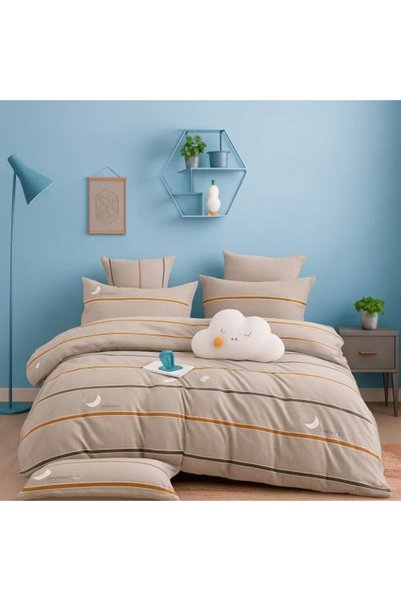 Warehouse 4-Piece Bed Sheet Set – 20% Cotton and 80% Polyester
