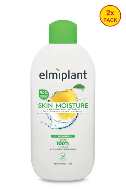ELMIPLANT 2x PACK Skin Moisture Cleansing Milk for Normal and Combination Ski...