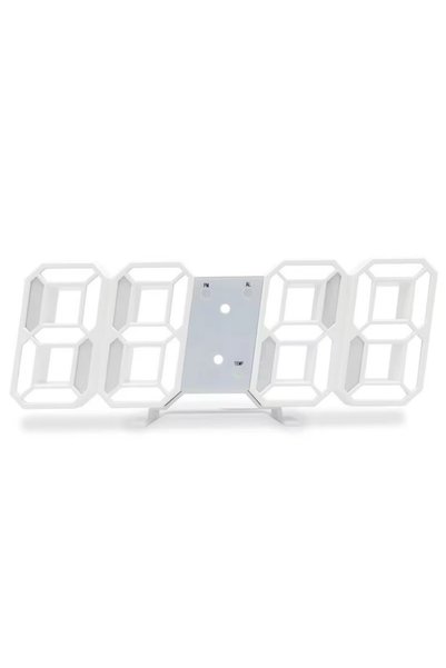 Choice White frame white Wall Clock Digital Alarm Modern Kitchen Electronic S...