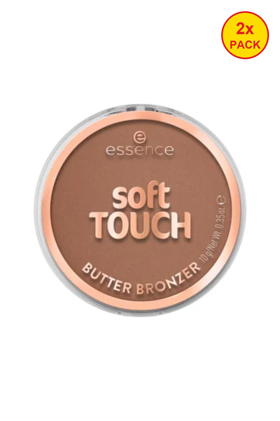 Essence 2x PACK TOUCH BUTTER BRONZER 20 soft bronzing powder,