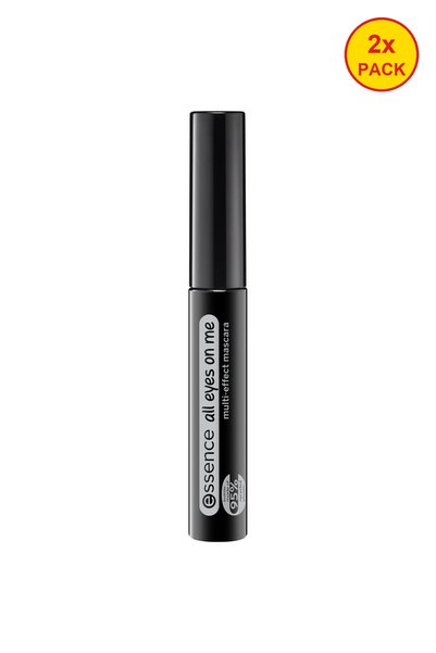 Essence 2x PACK Mascara all eyes on me multi-effect mascara 01, 8 ml