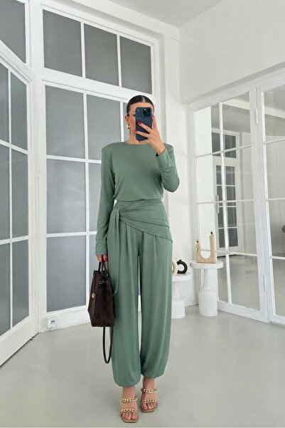 Lovely butik Set combinat din două piese cu mânecă lungă și decolteu rotund p...