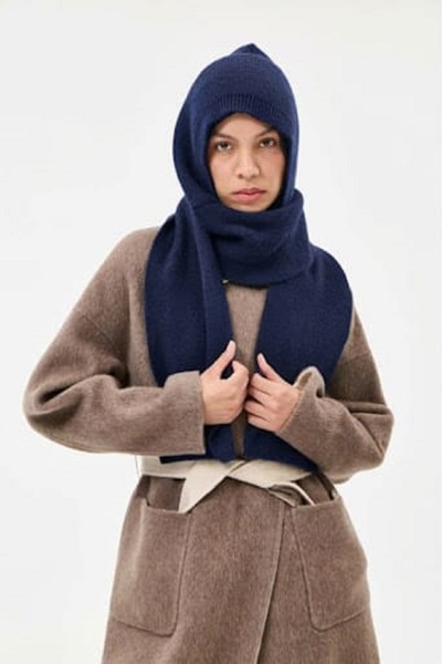 ALLURİNG THE BETTER ONE Women's Soft Textured Knitwear Scarf Beanie |   Balaklava Scarf Beanie