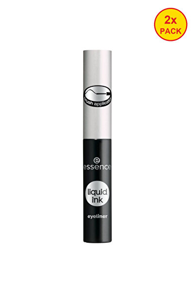 Essence 2x PACK Liquid ink eyeliner 01, 3 ml