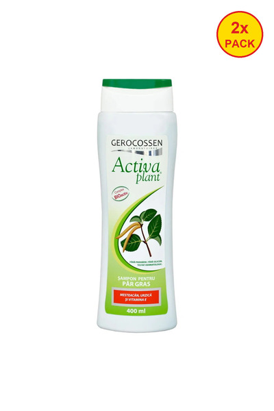 GEROCOSSEN 2x PACK Activa Plant Shampoo with Birch, Nettle, and Vitamin E for...