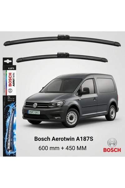 Bosch Wiper Blades VW Caddy III MPV 11.2006-05.2015 A187S 3397007187