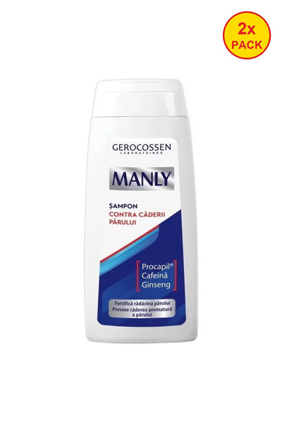 GEROCOSSEN 2x PACK Manly Hair Loss Shampoo 275 ml