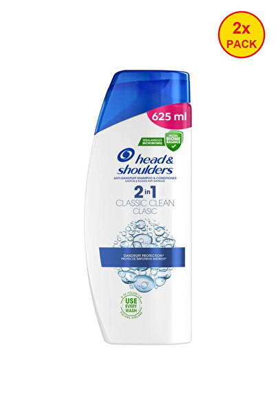 Head & Shoulders 2x PACK Classic Clean 2-in-1 Anti-Dandruff Shampoo for Norma...