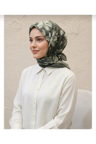 ABAD DESİNG Lily Pattern Indian Cotton Scarf