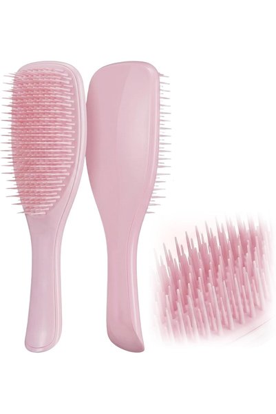 ToolHouse فرشاة شعر بمقبض طويل للنساء، فرشاة لفك تشابك الشعر الرطب والجاف بتص...