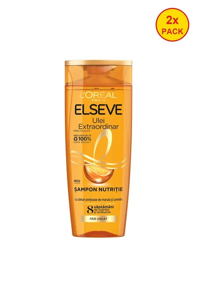 L'Oreal Paris 2x PACK Elseve Extraordinary Oil Shampoo, 400 ml
