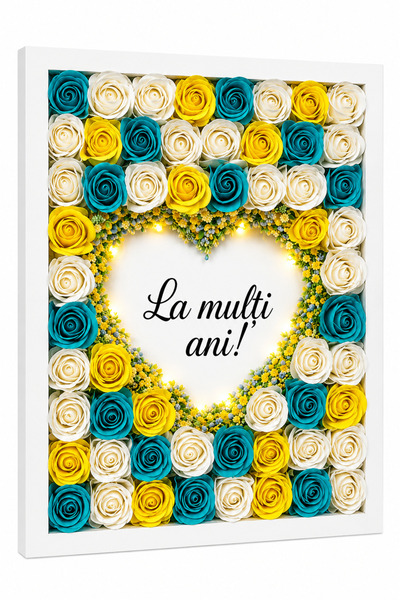 VicVi Handmade Tablou floral decorativ