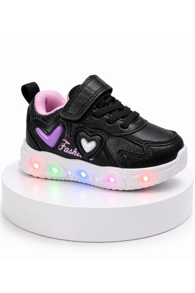 Superbaby Adidasi cu luminite pentru FETE - Cutie cadou, modele diverse, 1 buc