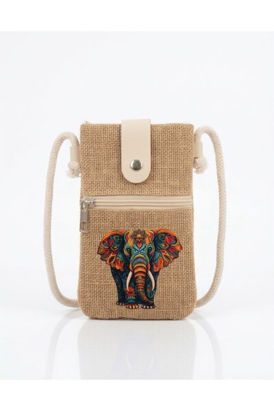 Monte Lui Women's Phone Crossbody Bag Elephant
