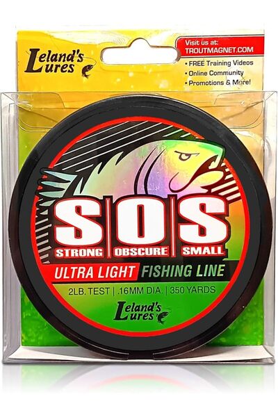 Trout Magnet S.O.S. Fishing Line, 350yd (2lb, 4lb, 6lb Test)
