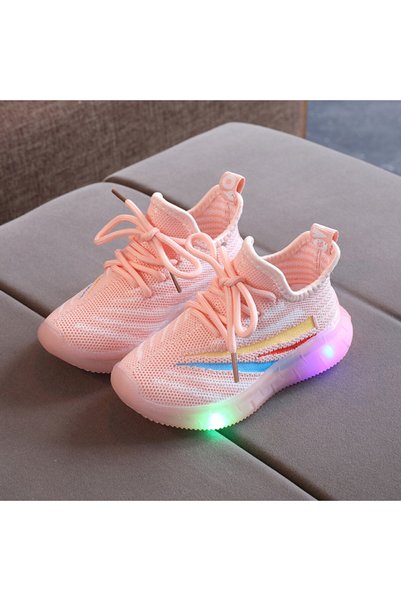 Superbaby Adidasi cu luminite pentru FETE - Cutie cadou, modele diverse, 1 buc