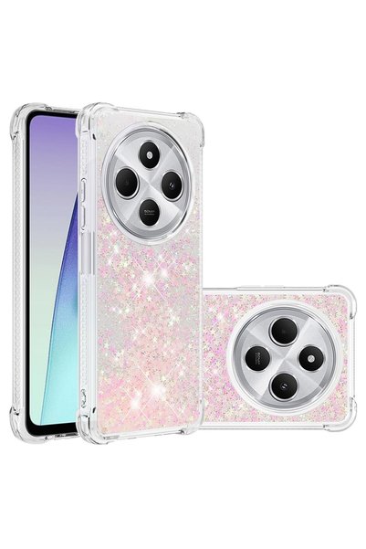 OEM Θήκη Σιλικόνης TPU με Διπλή Πλάτη και Γκλίτερ για Xiaomi Redmi 14C 4G / P...