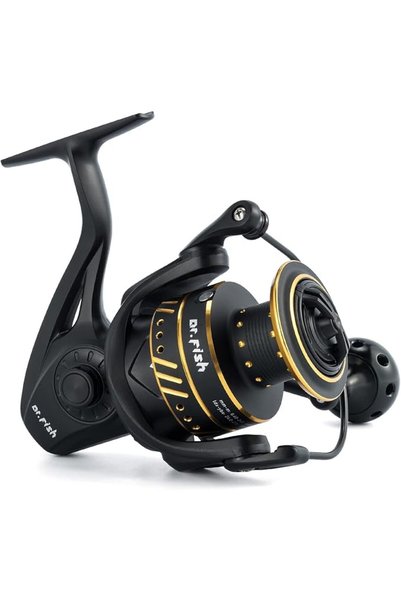 Dr.Fish Poseidon Spinning Reel, 9+1 Ball Bearings, Graphite Body, 25LB Carbon...