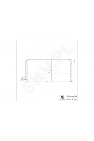 ESEN SKV Radiator aer condiționat Ford C-Max II Focus III cu uscător F1F119710CB