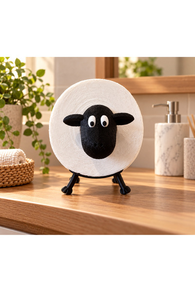 Generic Brand Single Sheep Toilet Paper Holder – Decorative Sheep Design Bath...