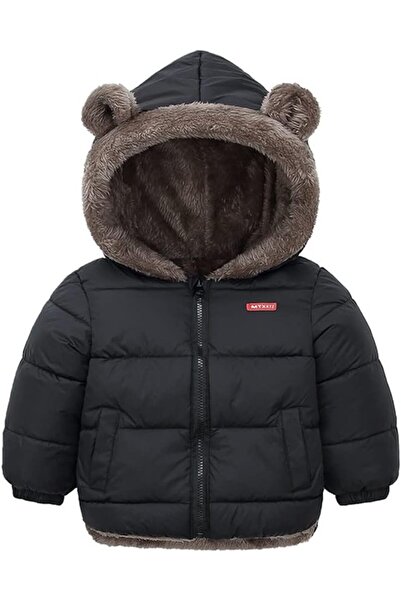 GENERAL Naiyafly Kids Boys Girls Hooded Down Jacket Toddler Baby Bear Ear Thi...