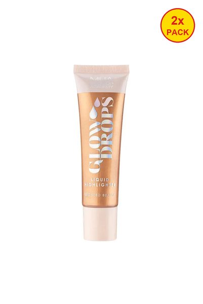 MUA Makeup Academy 2x PACK Glow Drops Liquid Highlighter – Bronzed Beauty