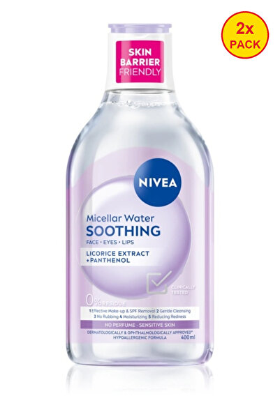 NIVEA 2x PACK Micellar Water 3 in 1 Sensitive Skin, Nivea, 400 ml