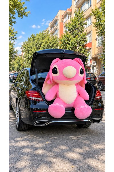 NUREYY AKSESUAR DEV BOY STİTCH PELUŞ PEMBE 100 CM LİLO MAGİC SEVGİLİYE HEDİYE