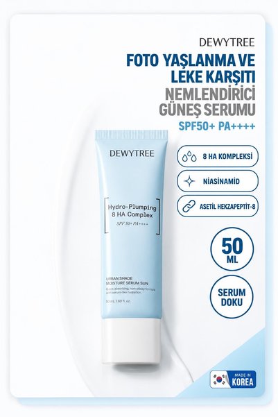 Nemlendirici Yüz Güneş Kremi SPF 50+, Kuru Ve Karma Ciltler İçin Leke Karşıtı, Aydınlatıcı