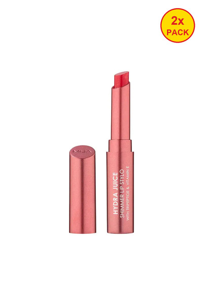MUA Makeup Academy Pachet 2x Hydra Juice Peptide Shimmer Lip Stylo – Gem de z...