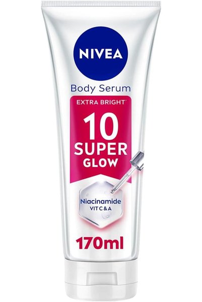 NIVEA سيروم الجسم سوبر 10 جلو، لبشرة متوهجة في 7 أيام، مع النياسيناميد وفيتام...