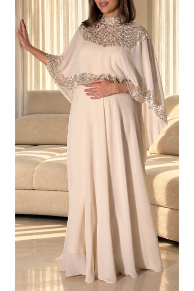 LATENA Elegant Maternity Dress Two Pieces Separate