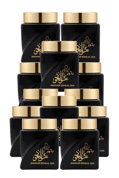 Al aqeeq 12 قطعة بخور إيشق العود 30 جرام