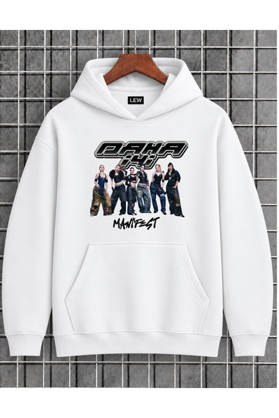lovver Manifest Design Hooded Cotton Premium Print Children's Sweatshirt