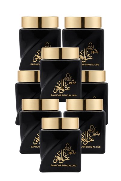 Al aqeeq 8 قطع بخور إيشق العود 30 جرام