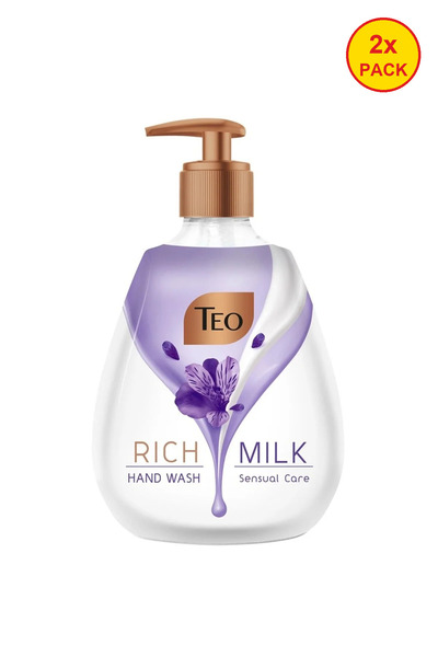 Teo Pachet 2x Săpun Lichid Lapte Bogat Îngrijire Senzuală, 400 ml