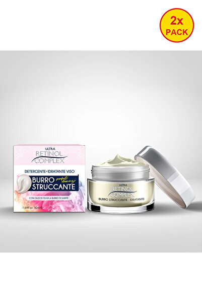 Retinol Complex Pachet de 2 bucăți Unt demachiant cu ulei de măsline și unt d...