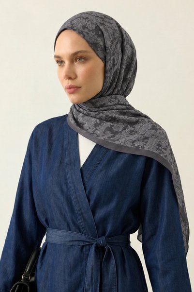 BONASERA EŞARP Women's Hijab Shawl Cotton Stylish Daily Shawl 75X185 cm