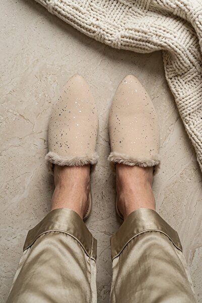 Modafırsat Women's Slippers with Fur, Stylish, Daily Use, Indoor and Outdoor ...